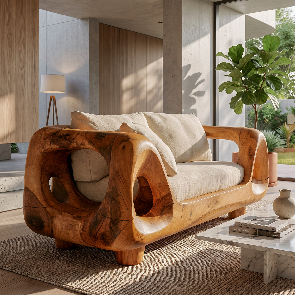 Minimalist Statement Sofa For Living Room And Family Room