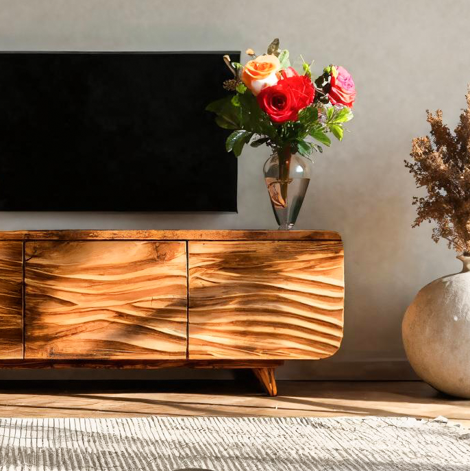 Mid Century Inspired TV Cabinet For Living