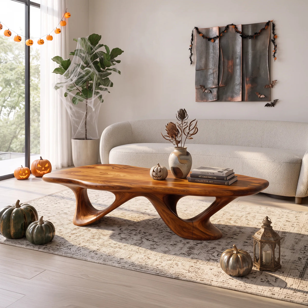Organic Halloween Flow Coffee Table For Living Room