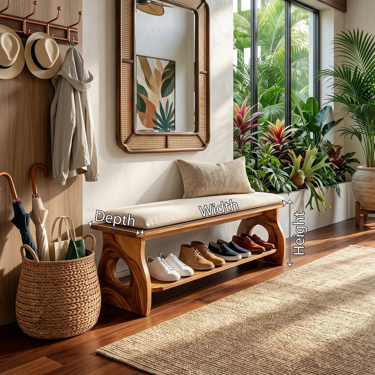 Industrial Shoe Storage Cabinet For Urban Loft Hallway Placement
