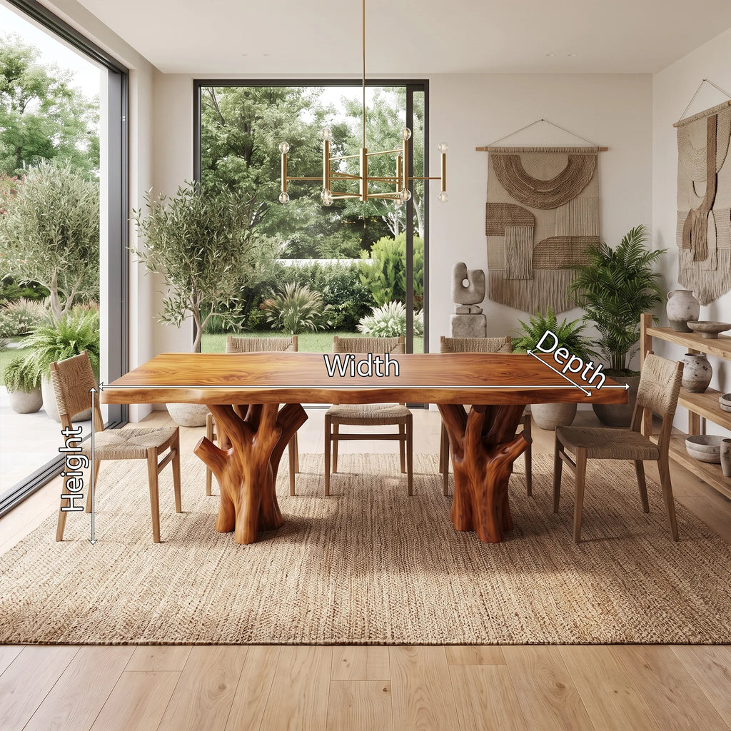 Sophisticated Dining Table Rectangle Dining Table Dining Room Table Branch Base For Dining Room