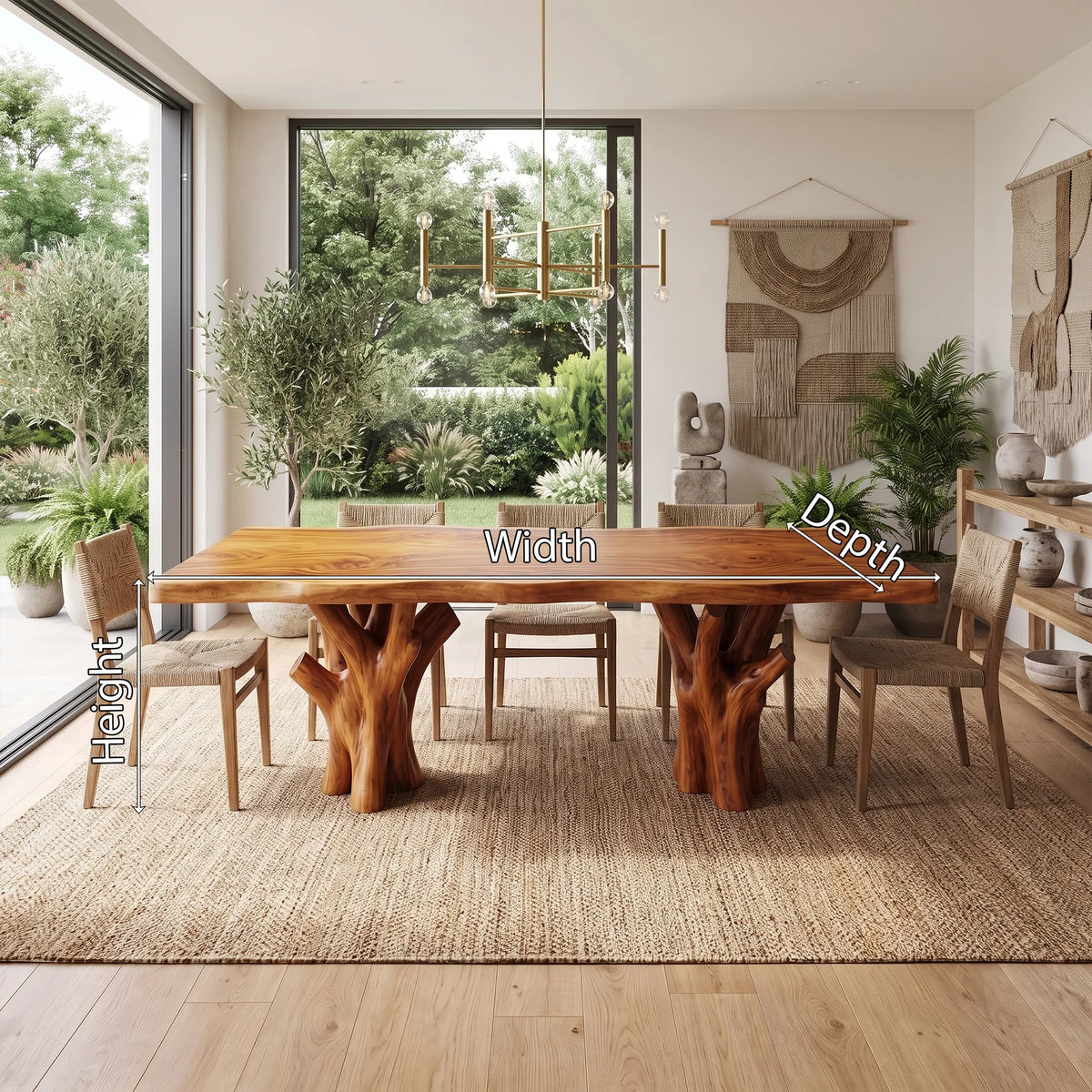Sophisticated Dining Table Rectangle Dining Table Dining Room Table Branch Base For Dining Room