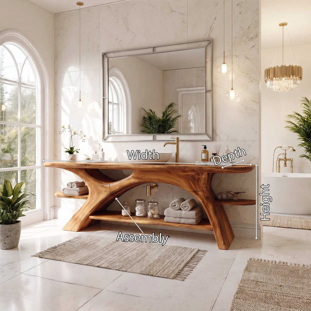 Inviting Bathroom Vanity Bathroom Vanity With Sink Freestanding Bathroom Vanity Wide Open Shelves For Primary Bathroom