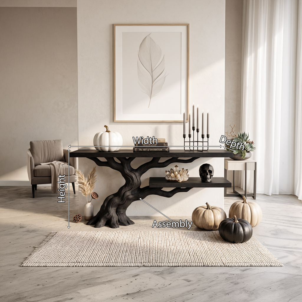 Modern Root Branch Accent Table For Gothic Halloween Furniture