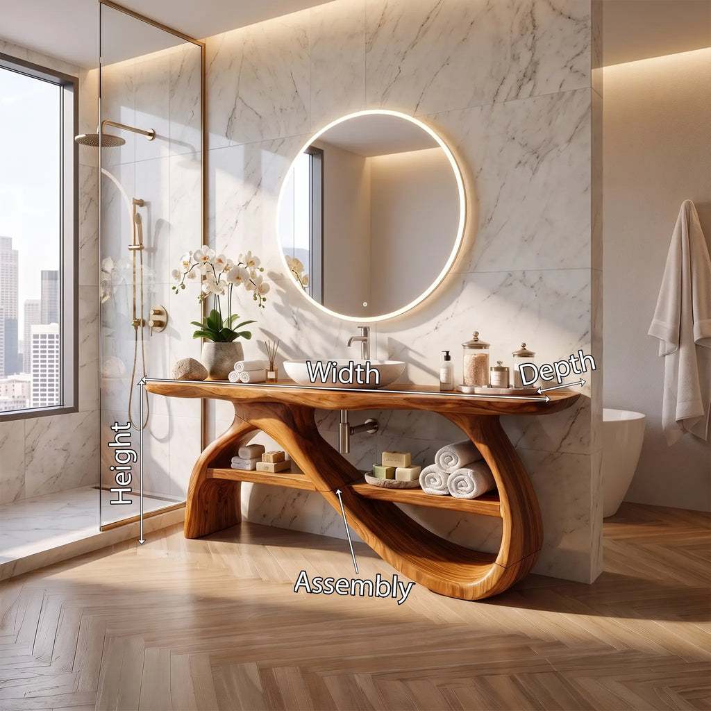 Sophisticated Bathroom Vanity Bathroom Vanity With Sink Modern Bathroom Vanity Wide Open Shelf For Master Bathroom
