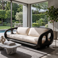 Modern Sculptural Sofa For Living Room And Sunroom