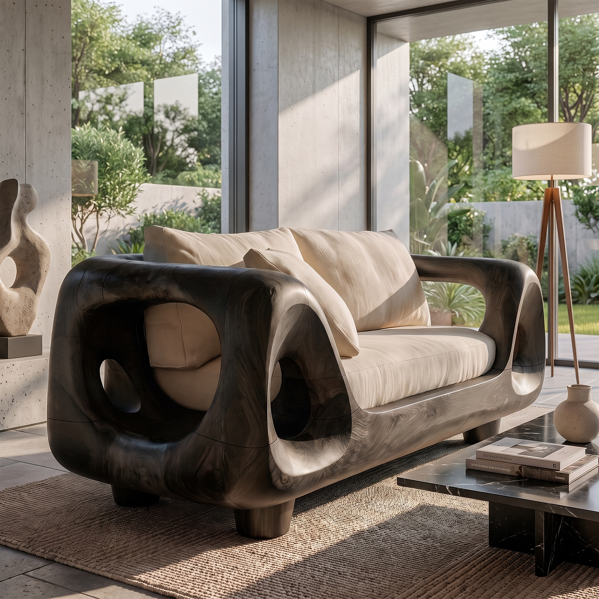 Minimalist Statement Sofa For Living Room And Family Room