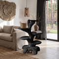 Minimalist Side Table With Integrated Storage For Living Room