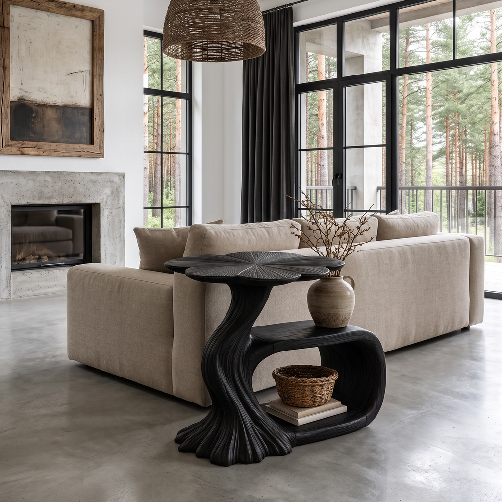 Modern Beside Table Inspired Base For Living Room