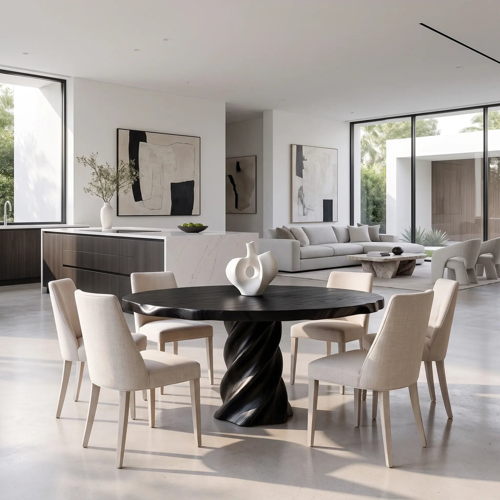 Graceful Round Dining Table Modern Dining Room Table For Dining Room