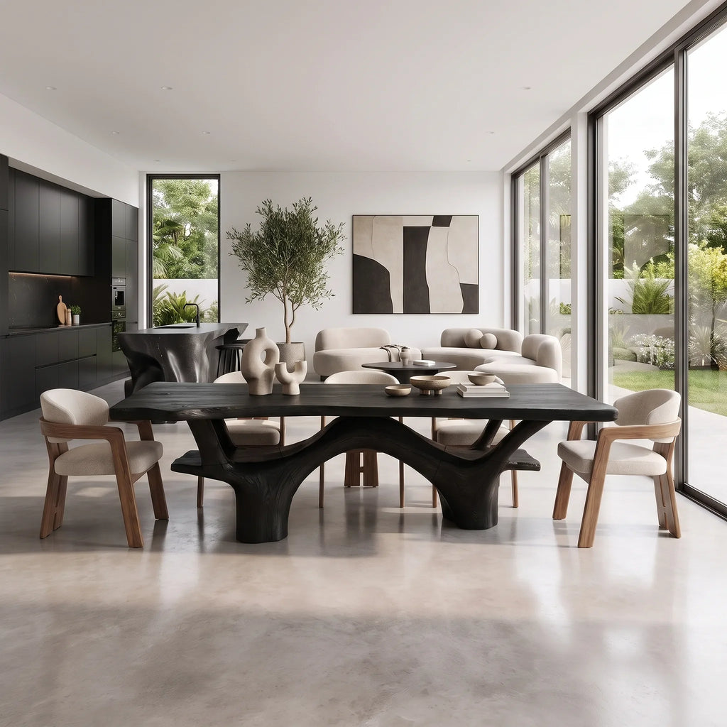 Organic Rectangle Dining Table Wood Dining Room Table For Dining Room