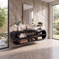 Peaceful Floating Bathroom Vanity Bathroom Vanity With Sink Modern Bathroom Vanity Long Double Shelf For Spa Bathroom