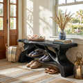 Industrial Shoe Bench Storage For Loft Entryway Hallway Placement