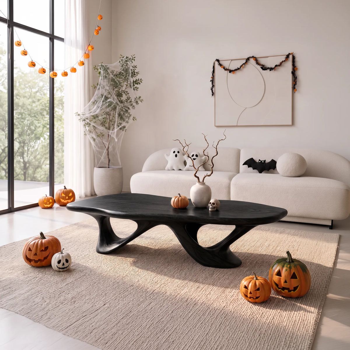 Organic Halloween Flow Coffee Table For Living Room