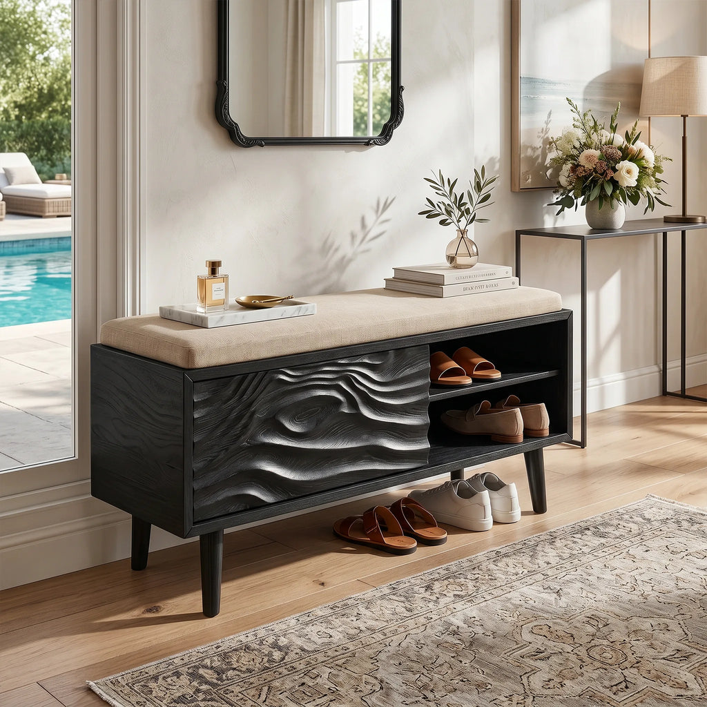 Modern Shoe Organizer Cabinet For Apartment Entryway Storage Corner