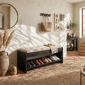 Modern Shoe Bench Rack For Apartment Hallway Display Corner