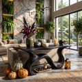 Organic Root Form Display Table For Halloween Decor