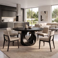 Warm Round Dining Table Modern Dining Room Table For Dining Room