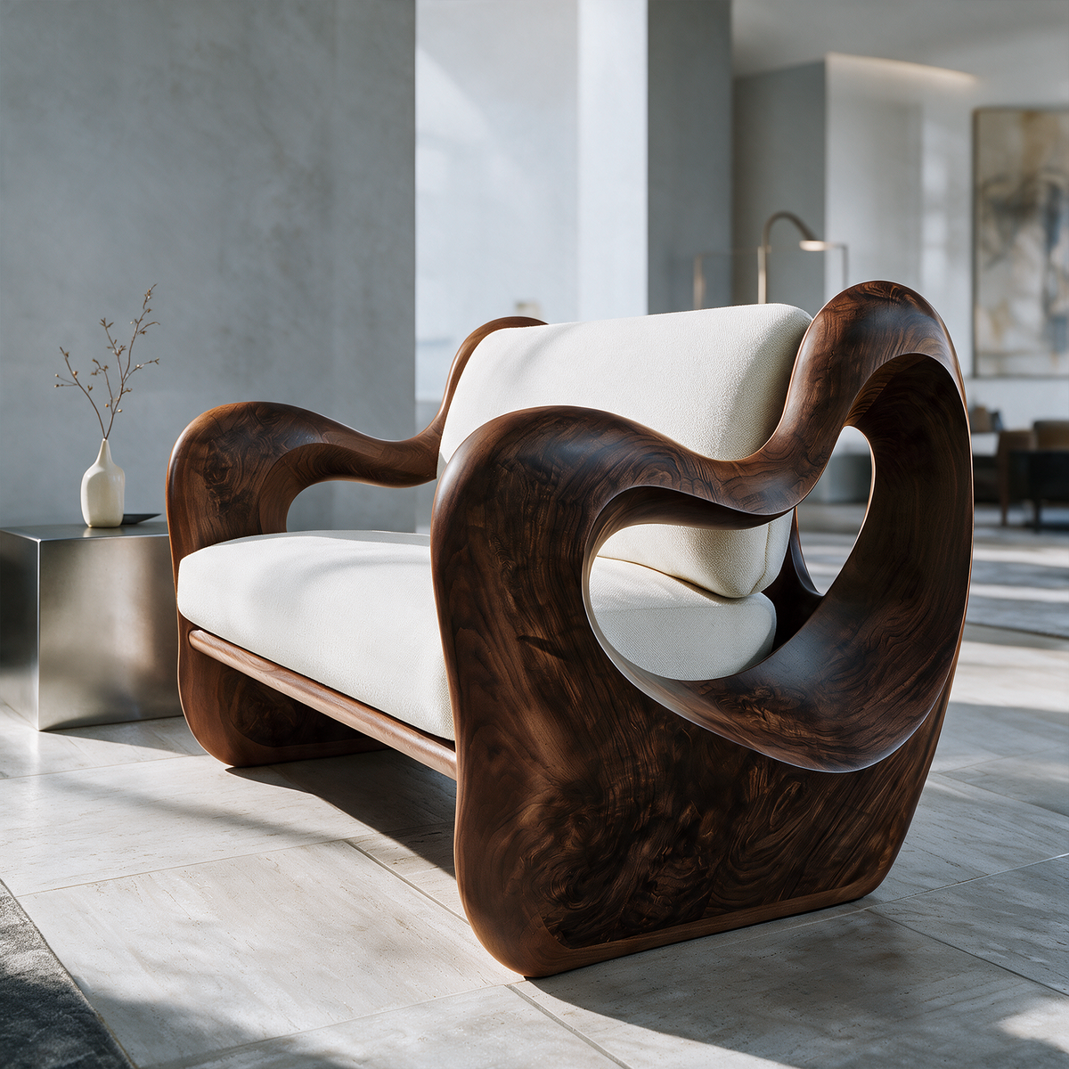 Natural Organic Sofa For Living Room And Reading Lounge