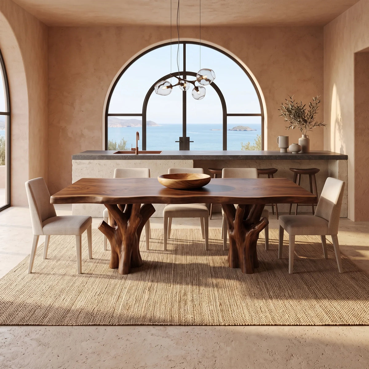 Sophisticated Dining Table Rectangle Dining Table Dining Room Table Branch Base For Dining Room