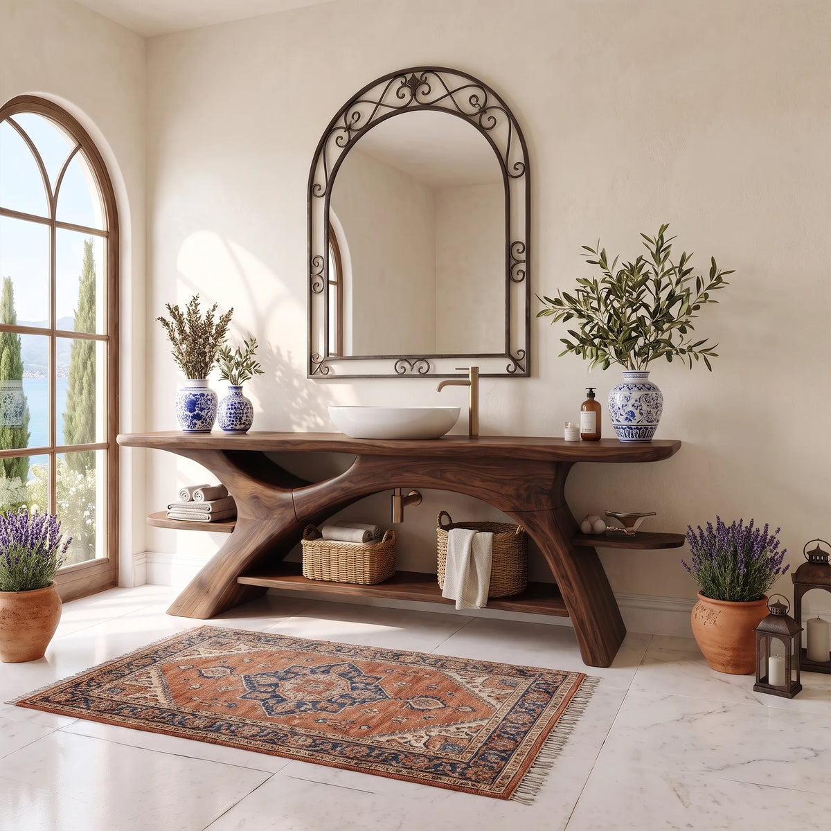Inviting Bathroom Vanity Bathroom Vanity With Sink Freestanding Bathroom Vanity Wide Open Shelves For Primary Bathroom