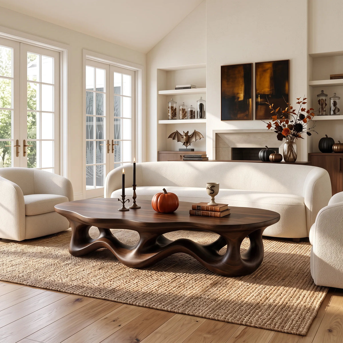 Modern Halloween Interlocking Coffee Table For Living Area