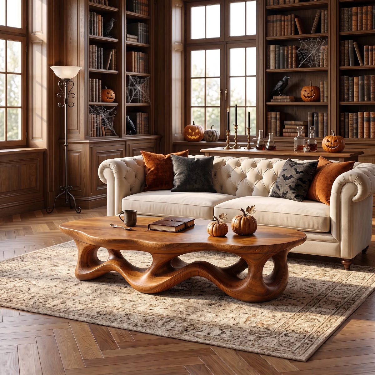 Modern Halloween Interlocking Coffee Table For Living Area