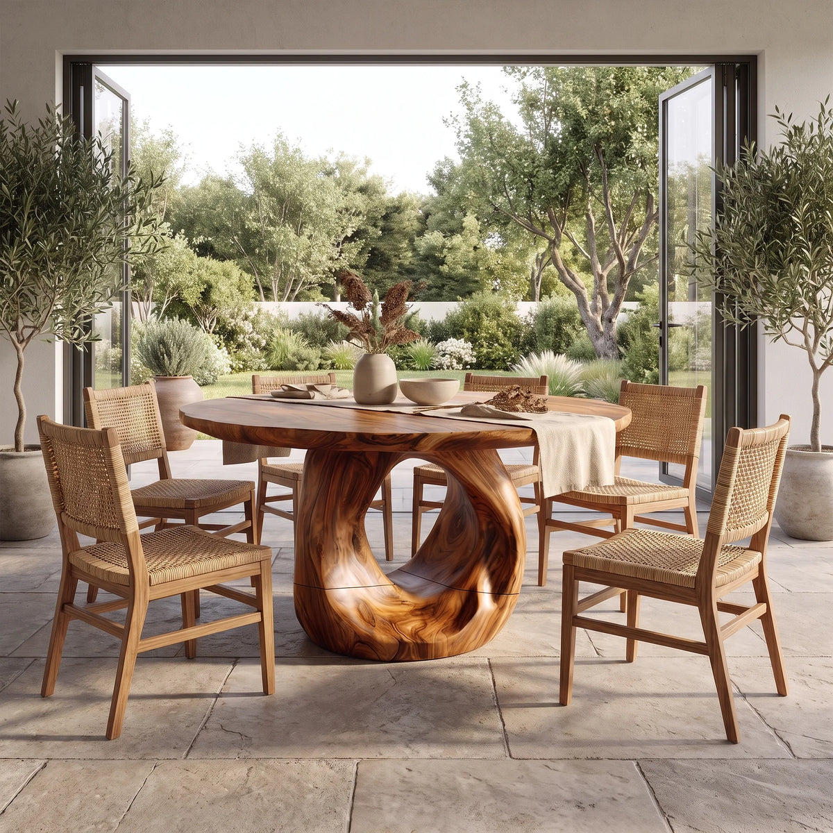 Warm Round Dining Table Modern Dining Room Table For Dining Room