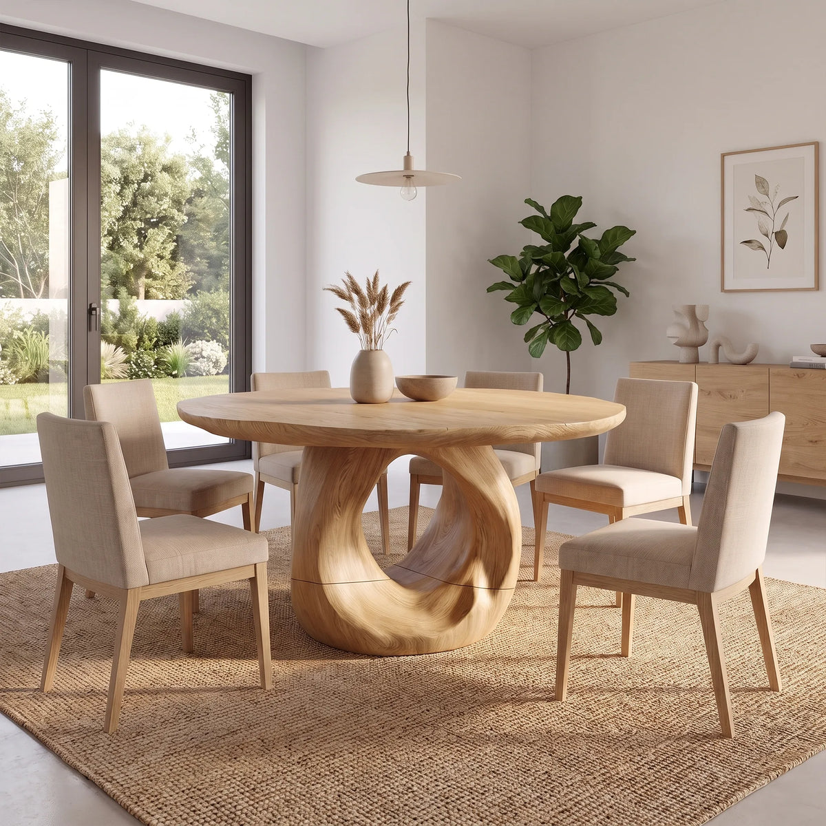 Warm Round Dining Table Modern Dining Room Table For Dining Room