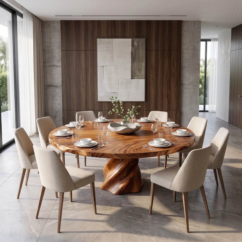 Graceful Round Dining Table Modern Dining Room Table For Dining Room