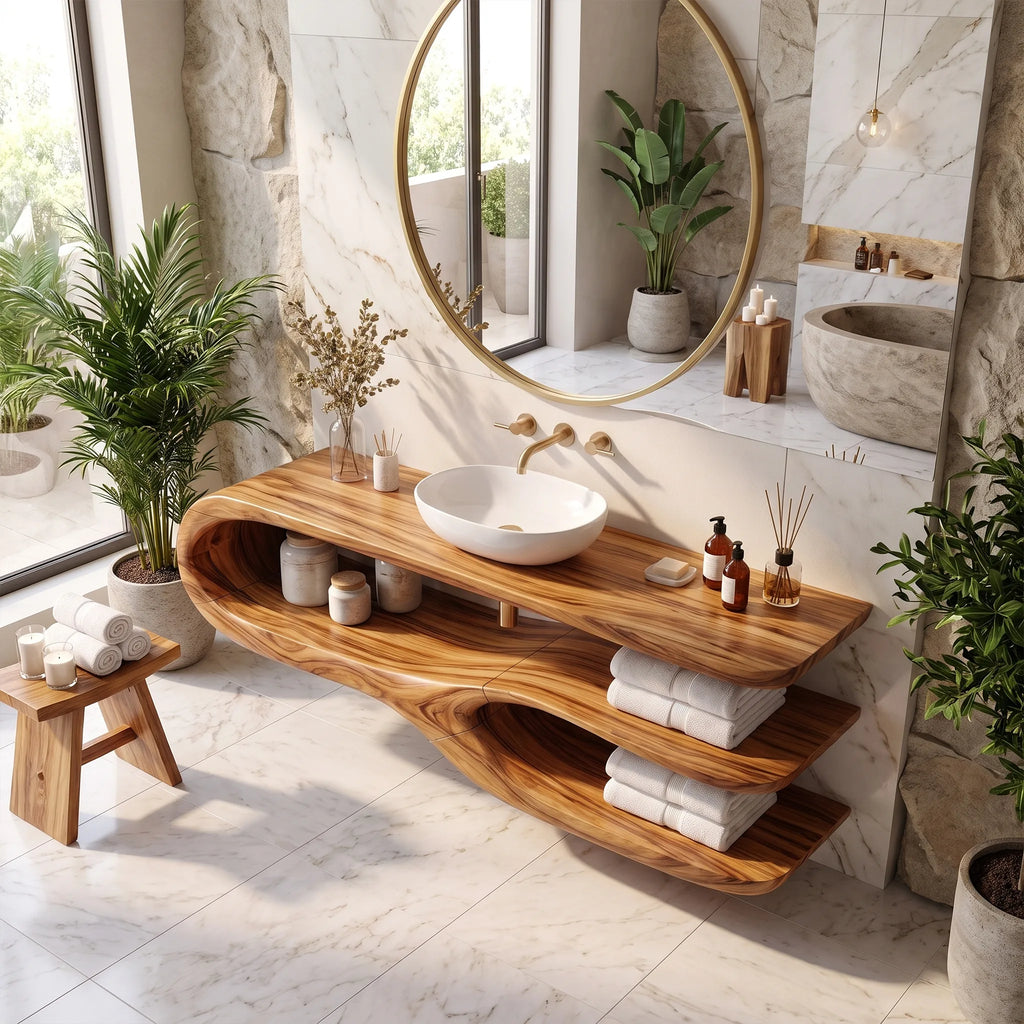 Artistic Bathroom Vanity Bathroom Vanity With Sink Freestanding Bathroom Vanity Branch Style Base For Contemporary Bathr