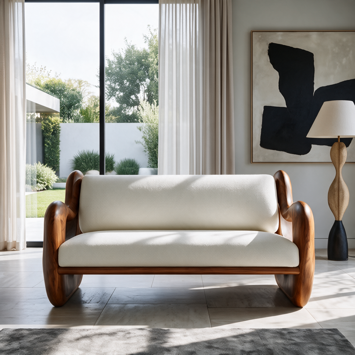 Natural Organic Sofa For Living Room And Reading Lounge