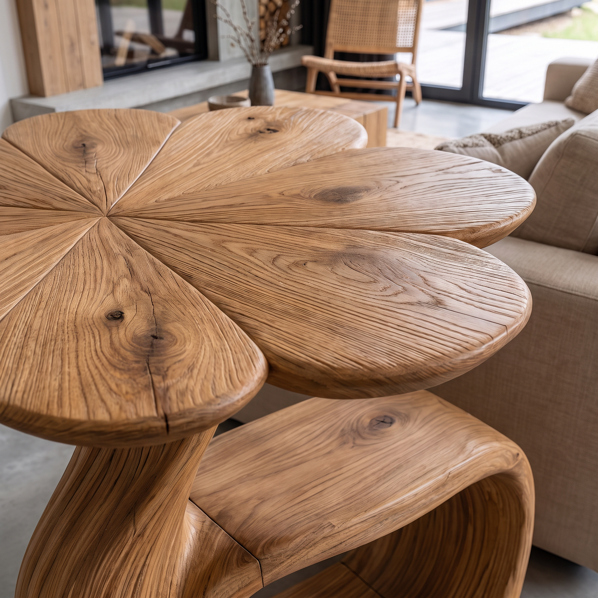 Modern Beside Table Inspired Base For Living Room