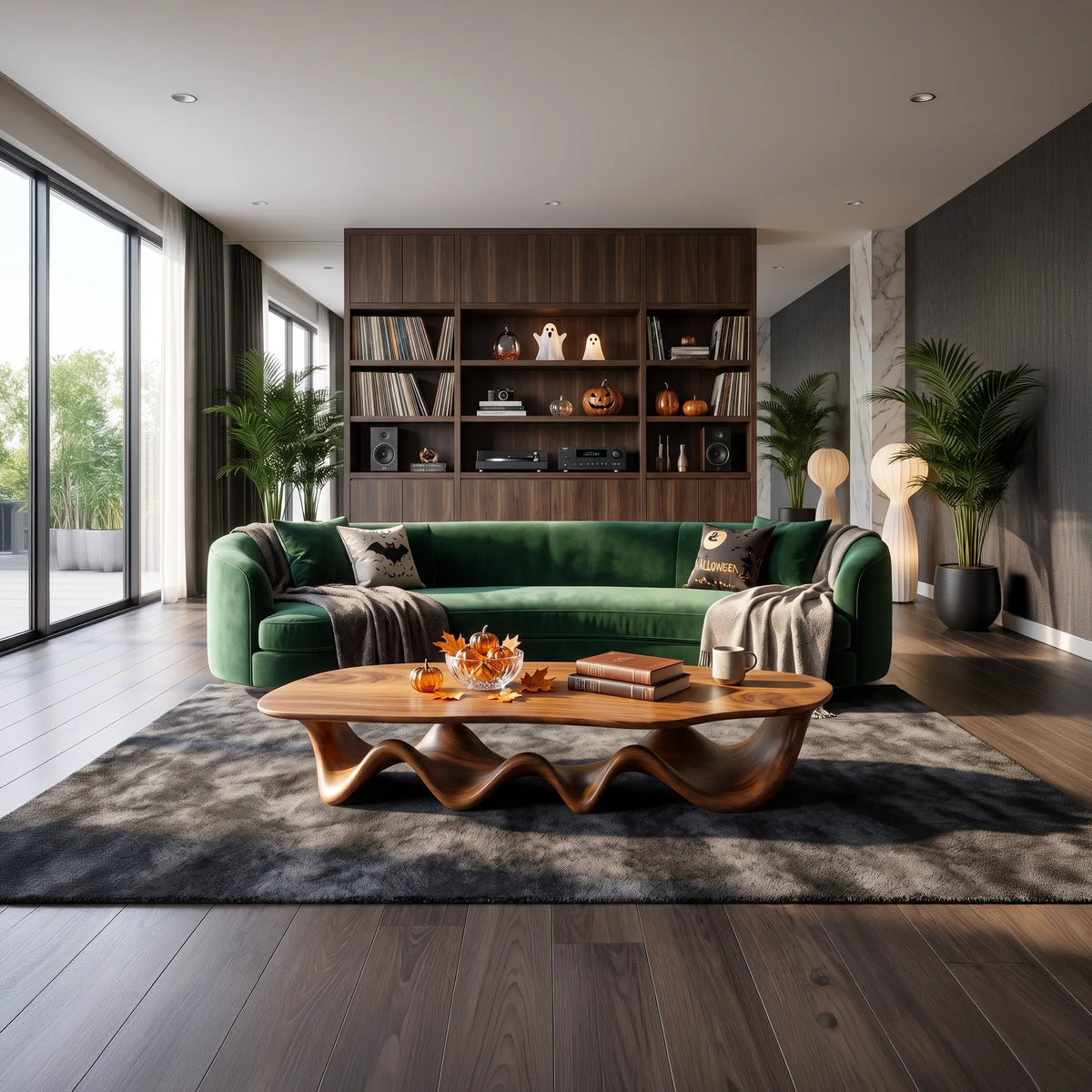 Organic Vintage Halloween Coffee Table For Living Room