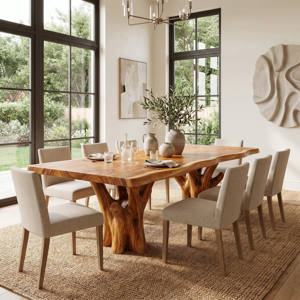 Sophisticated Dining Table Rectangle Dining Table Dining Room Table Branch Base For Dining Room