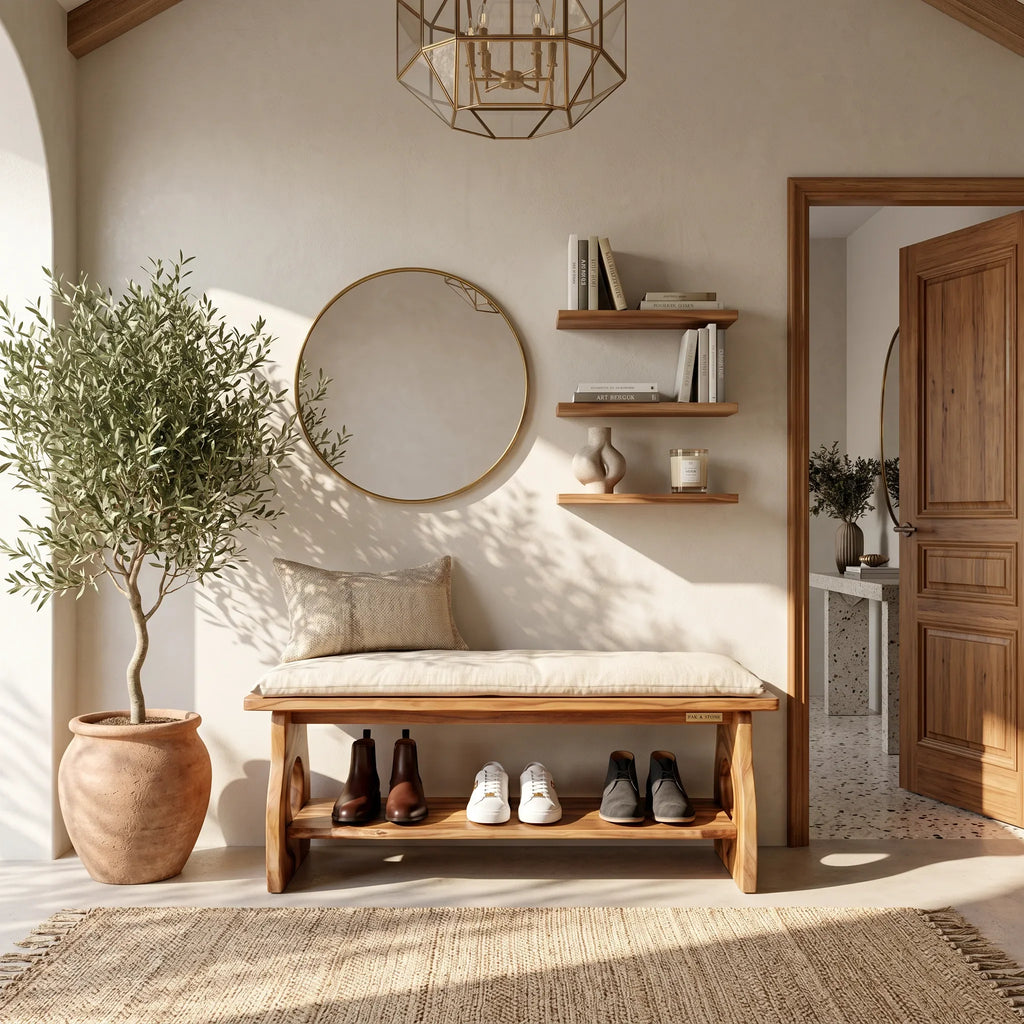 Industrial Shoe Storage Cabinet For Urban Loft Hallway Placement