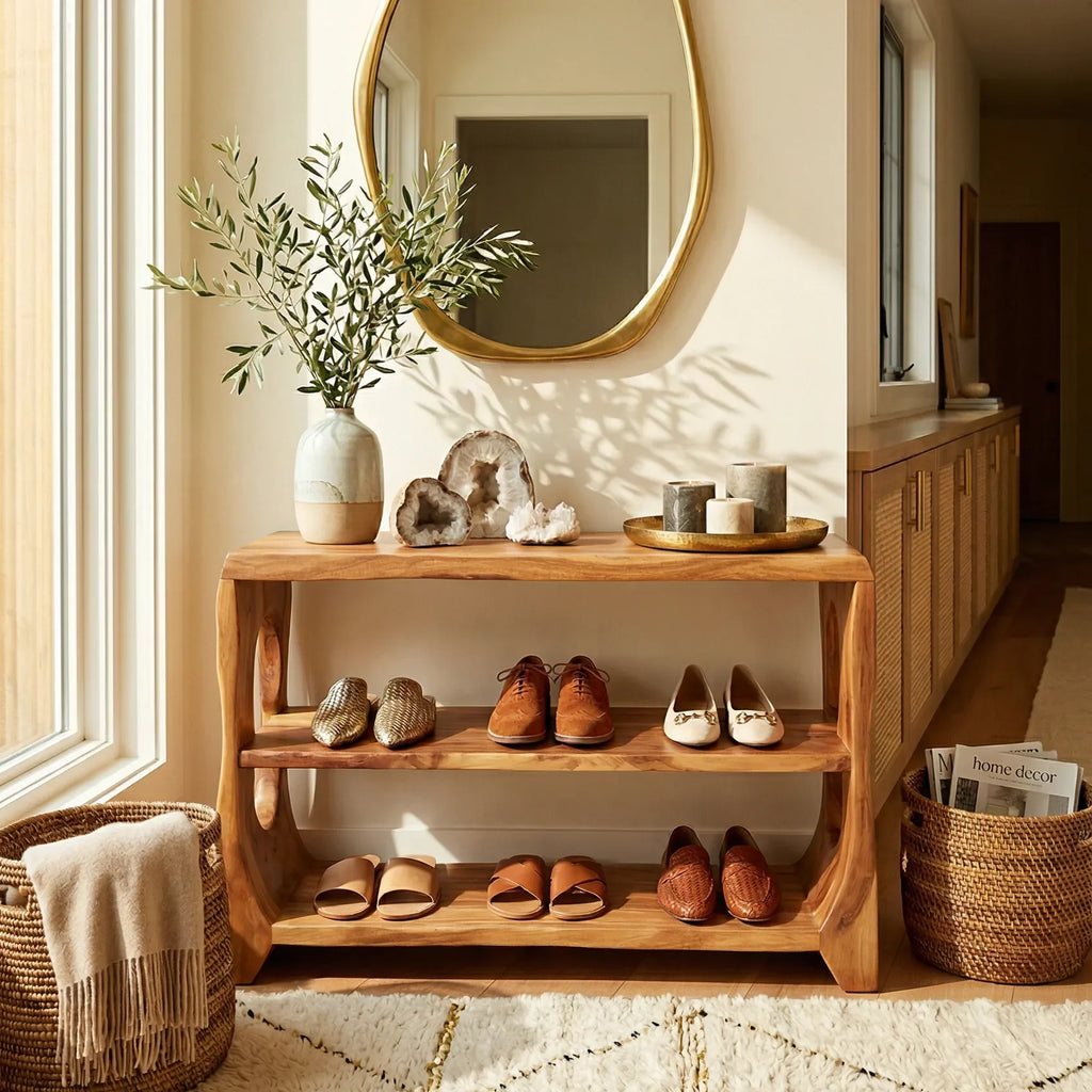 Modern Shoe Storage Rack For Apartment Entryway Hallway Corner
