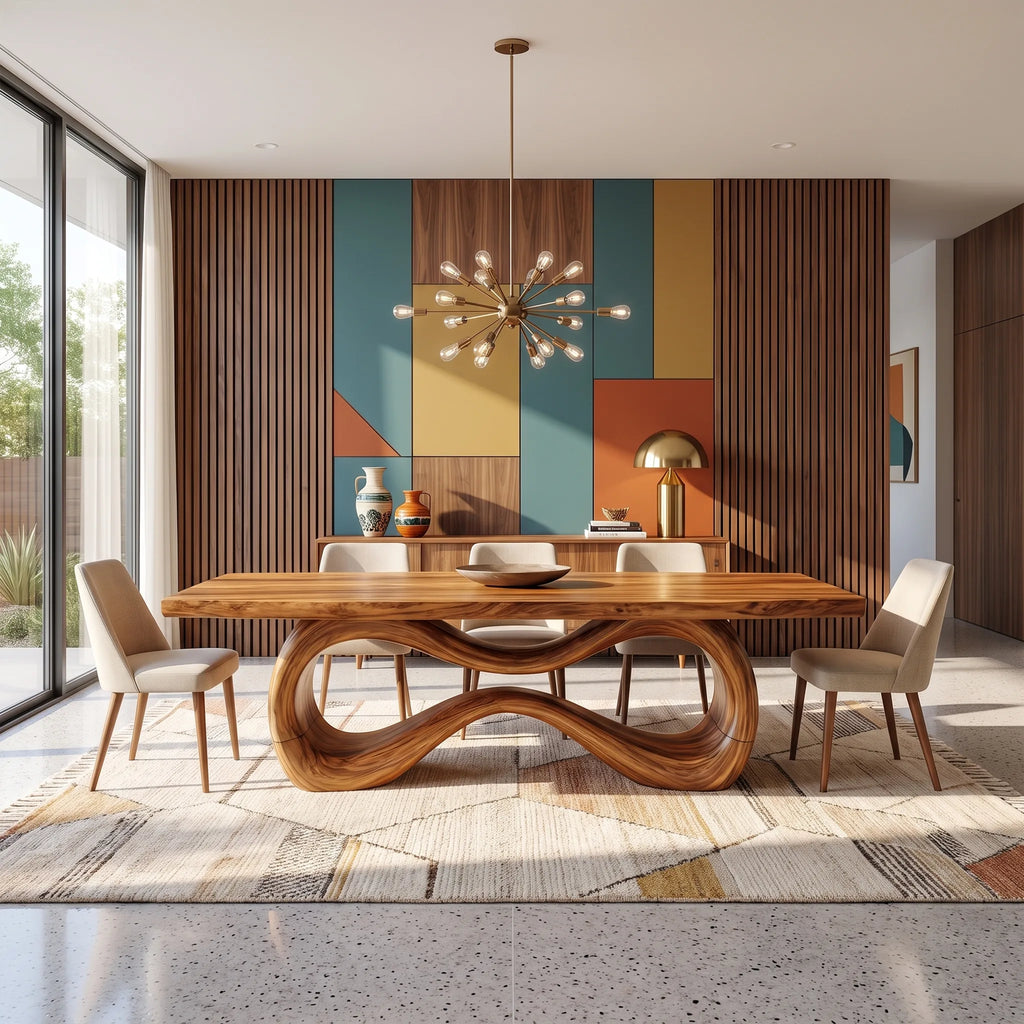Refined Rectangle Dining Table Modern Dining Room Table For Luxury Dining Room