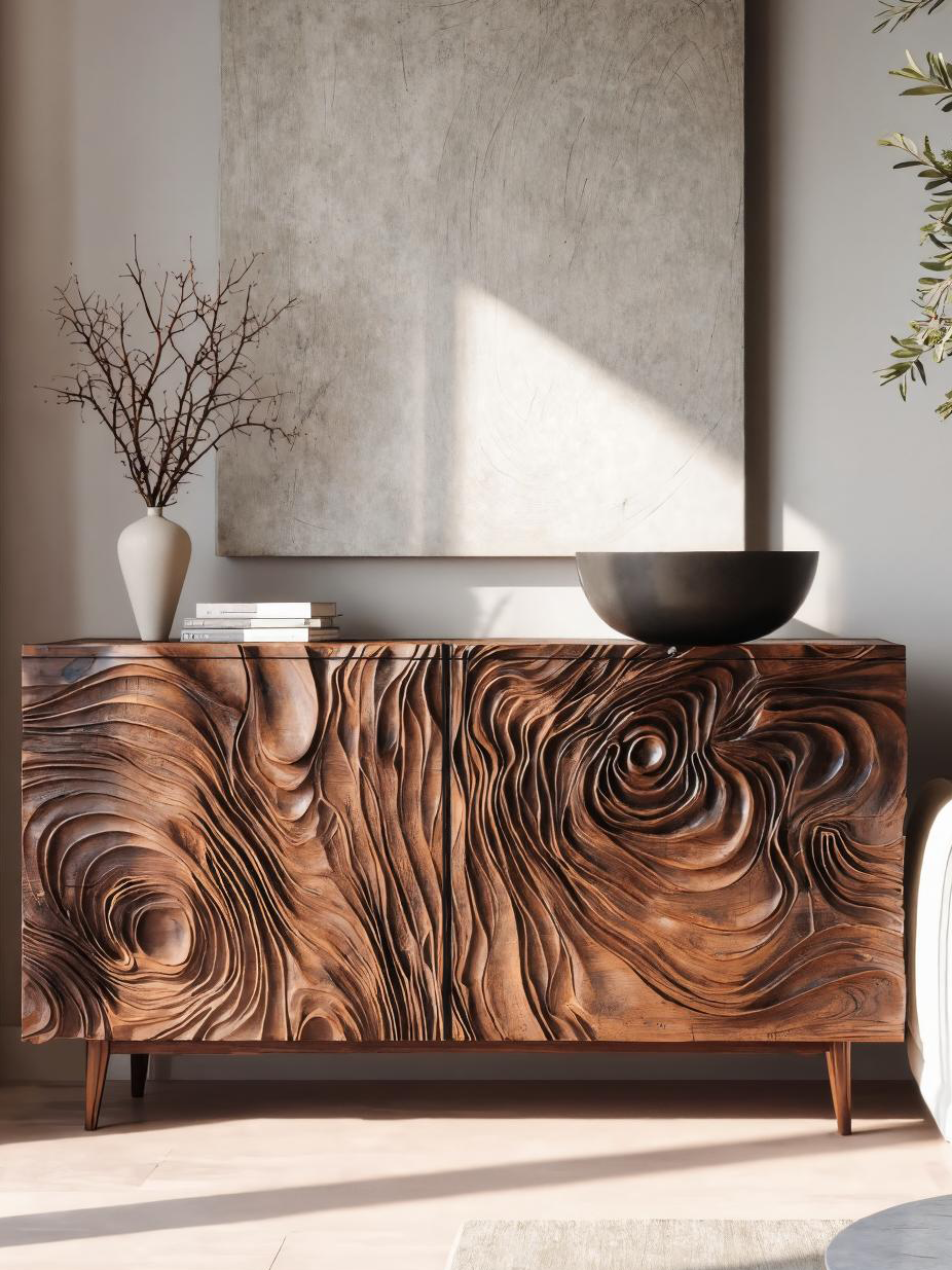 Contemporary Sideboard Storage For Dining Or Living Room